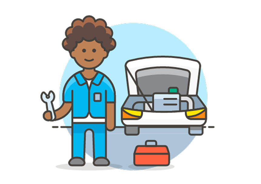 mechanic image illustration