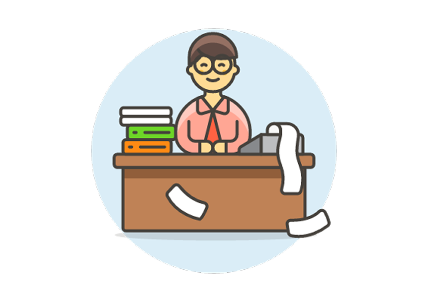 secretary image illustration